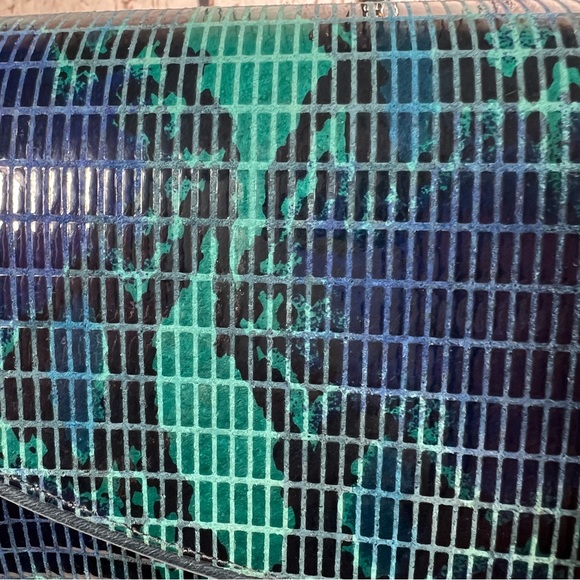 Vintage Stuart Weitzman Snakeskin Leather Spain Structured Shoulder Purse Bag - Picture 9 of 15